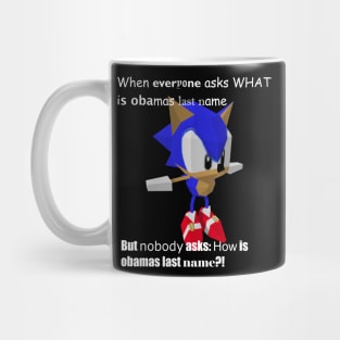 Sonic asks about Obama Mug